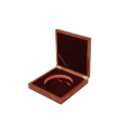 DS High Quality Custom Rosewood Mosaic Gold Silver Commemorative Coin Display Wooden Box